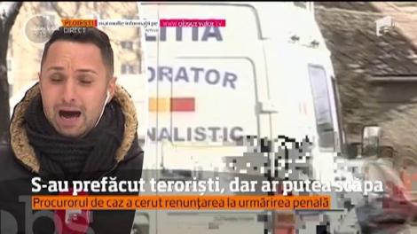 Câţiva ploieşteni s-au deghizat în teroriști şi au ameninţat cu o armă de jucărie