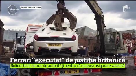 Poliţia britanică nu glumeşte cu maşinile găsite fără acte în regulă