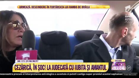 Cezărică nu se lasă! Mai pregătit ca niciodată s-o recucerească pe femeia care l-a făcut tată, îndrăgostitul de 50 de ani s-a dus azi la Maria înarmat cu flori
