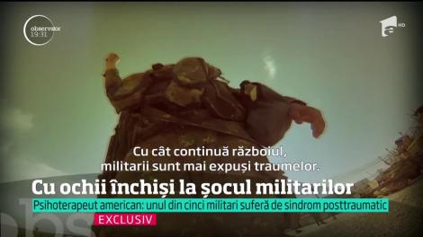 Unul din cinci militari care se întorc de pe front suferă traume psihice, uneori, ireversibile. În România, terapiile post traumatice pentru soldaţi nu există