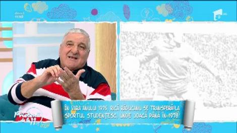 Rică Răducanu a evoluat ca portar, timp de 10 ani, la Rapid