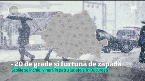 Meteorologii nu exclud un COD ROȘU de ninsori și ger! România urmează să treacă prin cel mai greu episod de iarnă!