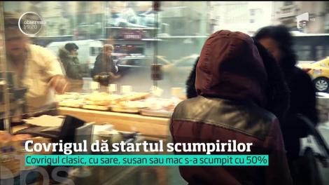 Covrigii s-au scumpit şi anunţă un val de creşteri de preţuri. Pâinea va costa cu 30 la sută mai mult