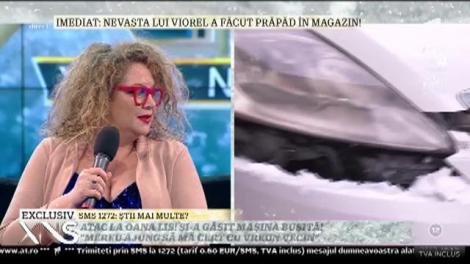 Oana Lis a fost atacată! Şi-a găsit maşina lovită! Blonda face acuzații grave: "Cineva vrea să mă prăpădească"