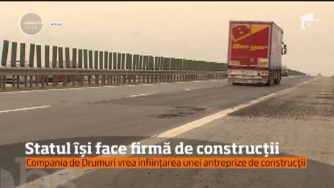 Compania Naţionala de Administrare a Infrastructurii Rutiere își face firma de construcții