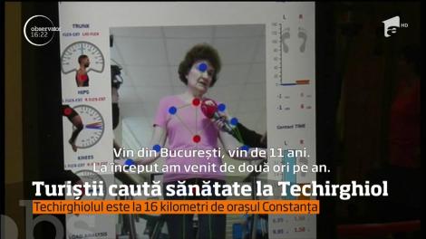 Chiar dacă afară este frig, ninge şi bate vântul, Sanatoriul de la Techirghiol este aproape plin