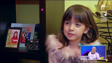 Ce fac oamenii când se închid în dormitor? Maria, fetița Danielei Gyorfi: Se pupă