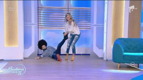 Diana Munteanu l-a târât pe Ristei în platoul emisiunii! Cu un look complet schimbat, Florin i-a lăsat mască pe toți!