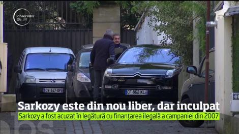 Nicolas Sarkozy a ieşit din arest, dar rămâne sub control judiciar