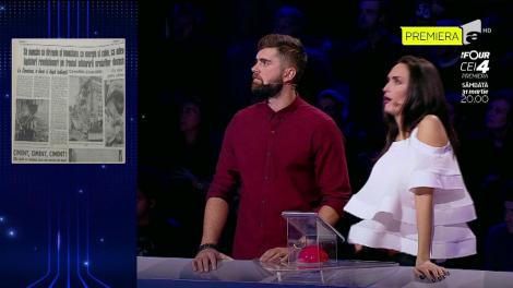 Socoteala de acasă nu s-a potrivit pentru Alexandra și Cozmin! 500 de lei, cu atât au rămas concurenții după ce au ghicit vârsta celor șapte personaje