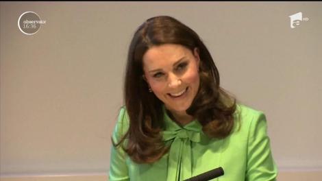 Catherine, ducesă de Cambridge, a intrat oficial &icirc;n concediu de maternitate