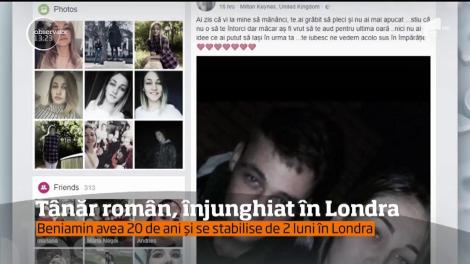 Tânăr român, înjunghiat mortal în Londra