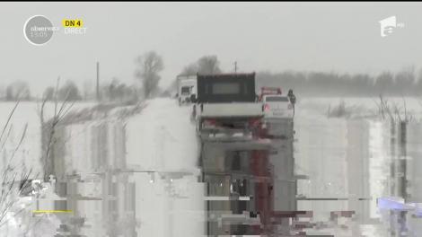 Salvare dramatică, gravidă prinsă în nămeți