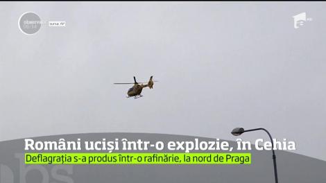 Trei români au murit în Cehia după o explozie la rafinăria în care lucrau