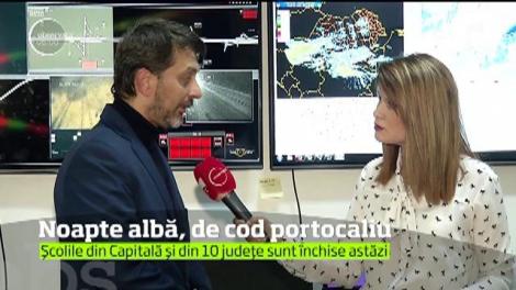 Noapte albă, de cod portocaliu