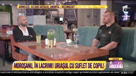 Emoționat până la lacrimi! Cătălin Moroșanu și-a dezvăluit cea mai mare slăbiciune!