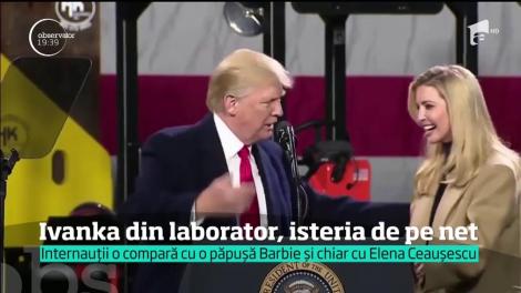 Ivanka TRump, criticată pentru fotografia în care părea că este om de știință