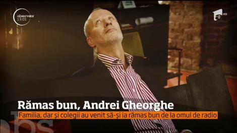 Adio, Andrei Gheorghe! Jurnalistul a fost incinerat la crematoriul din Bucureşti