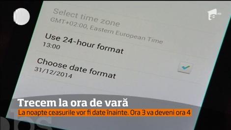 România trece la ora de vară