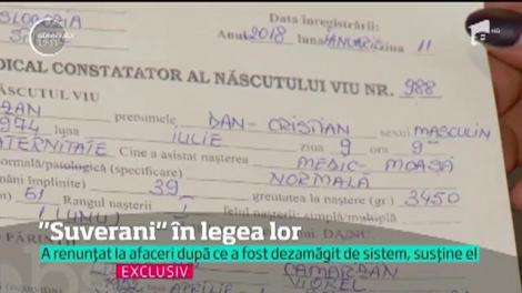 "Suverani" în legea lor! Dan Cămârzan, un fost afacerist din Brașov, se autointitulează "om născut viu"