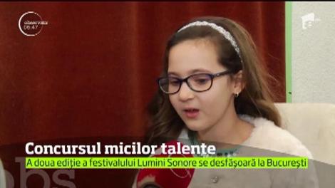Concursul micilor talente! A doua ediție a festivalului Luminii Sonore se desfășoară la București