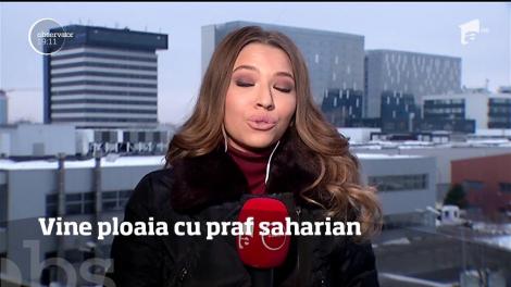 Vine ploaia cu praf saharian. Fenomenul va afecta mai multe țări din Europa de Sud-Est