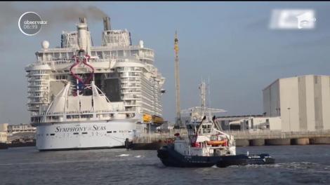 Cel mai mare vas din lume, pachebotul "Symphony of the Seas", a ieșit pe mare
