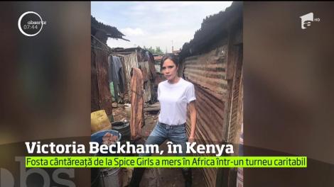 Victoria Beckham, în Kenya