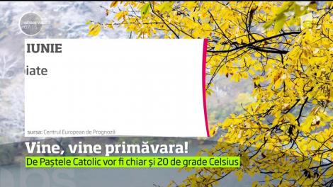 De la geci groase, românii vor trece direct la tricou! Paştele Catolic, meteorologii anunţă 20 de grade Celsius