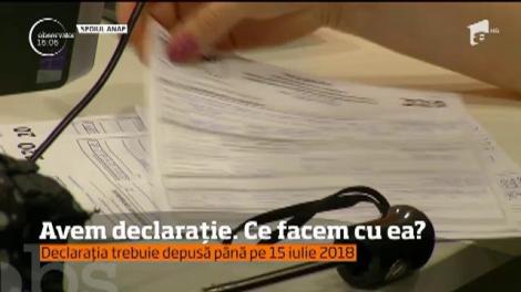 Declaraţia unică are șase pagini. Cine sunt cei vizați și când trebuie să efectueze plățile