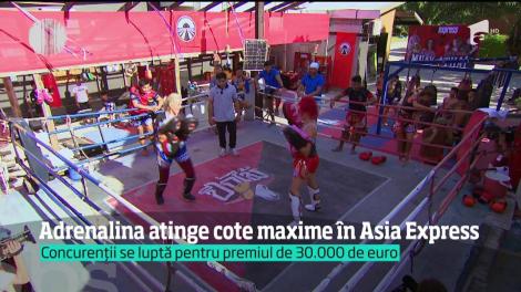 Adrenalina atinge cote maxime în Asia Express