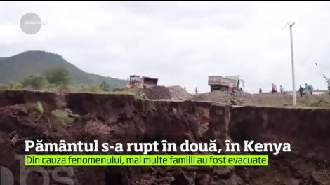 Pământul s-a rupt în două, la propriu, în Kenya