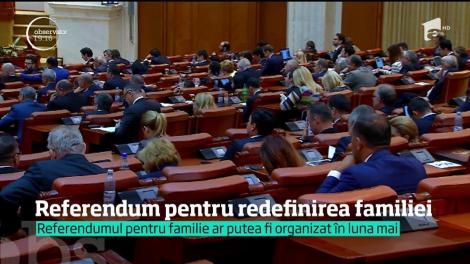 Referendumul pentru redefinirea familiei în Constituţie ar putea avea loc în luna mai