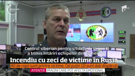 UPDATE! Tragedie într-un oraş din Siberia. 64 de oameni au murit în incendiu