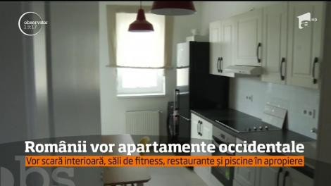 Rom&acirc;nii vor apartamente occidentale