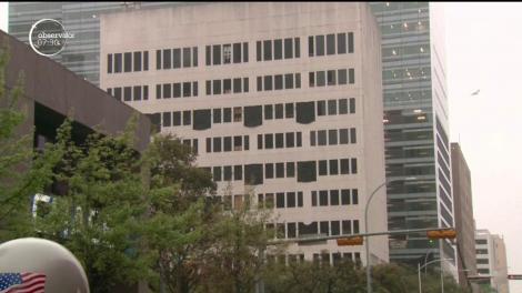 Mai multe străzi din Austin, capitala statului Texas, au fost blocate pentru demolarea unei clădiri universitare, printr-o explozie controlată