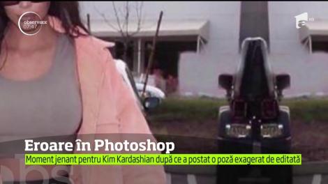 Photoshop-ul costă la capitolul popularitate. Iar ultima victimă este chiar Kim Kardashian