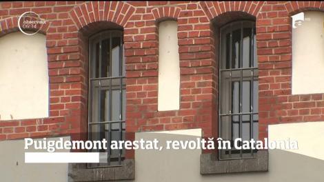 Puigdemont arestat, revoltă în Catalonia