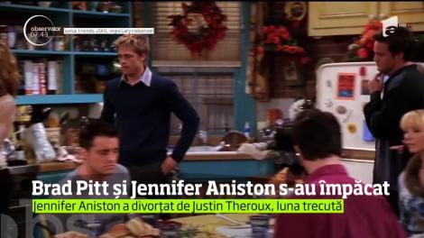 O veste bombă vine de la Hollywood! Brad Pitt s-a împăcat cu Jennifer Aniston, la 13 ani de la divorţ