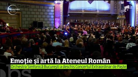 Seară magică la Ateneul Român. Concertul Extraordinar de Paşte a însemnat emoţii atât pentru artişti, cât şi pentru spectatori