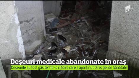 Pericol în centrul oraşului Râmnicu Vâlcea