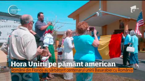Românii şi moldovenii au încis hora Unirii pe pâmânt american