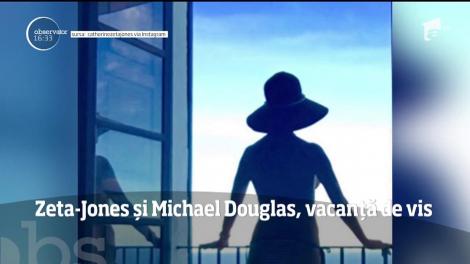 Catherine Zeta-Jones şi Michael Douglas, vacanță de vis