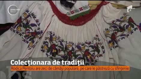 Pasiune pentru portul tradiţional. O cântăreaţă din Vâlcea şi-a transformat casa în muzeu