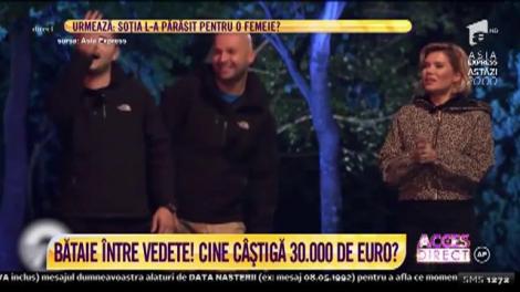 Bătaie între vedete. Cine câștigă 30.000 de euro?
