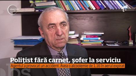 Premieră în Justiția din România! Poliţist, prins băut la volan, după ce a comis un accident, lăsat să conducă în continuare. Doar în timpul serviciului!