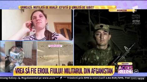 Emoționant! Cu arma în mână, din Afganistan caporalul Vasile Mihalcia plânge pentru copilul său grav bolnav! Soția: ”Îi mulțumesc că se sacrifică pentru familie”