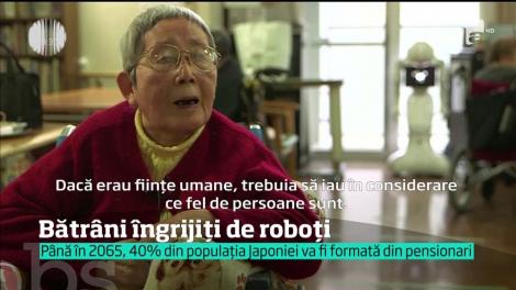 În ţara cu cei mai mulţi bătrâni din lume, vârstnicii sunt îngrijiți de roboți