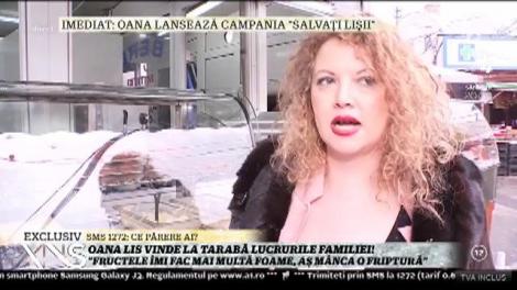 Oana Lis vinde la tarabă lucrurile familiei. Printre "obiectele" puse la vânzare se află şi furoul din prima noapte de dragoste: "Am nevoie de minimum 1000 de euro pe lună"