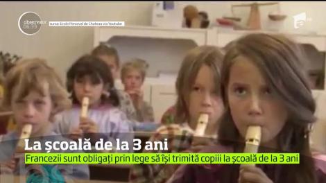 Franța: Veste proastă pentru părinți! De anul viitor, școala devine obligatorie de la 3 ani!